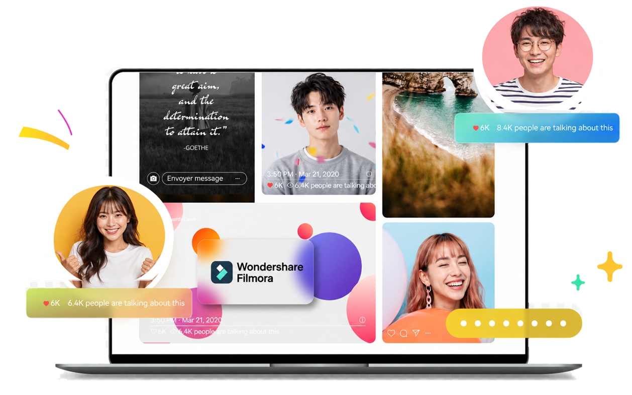 AI video creator banner visual